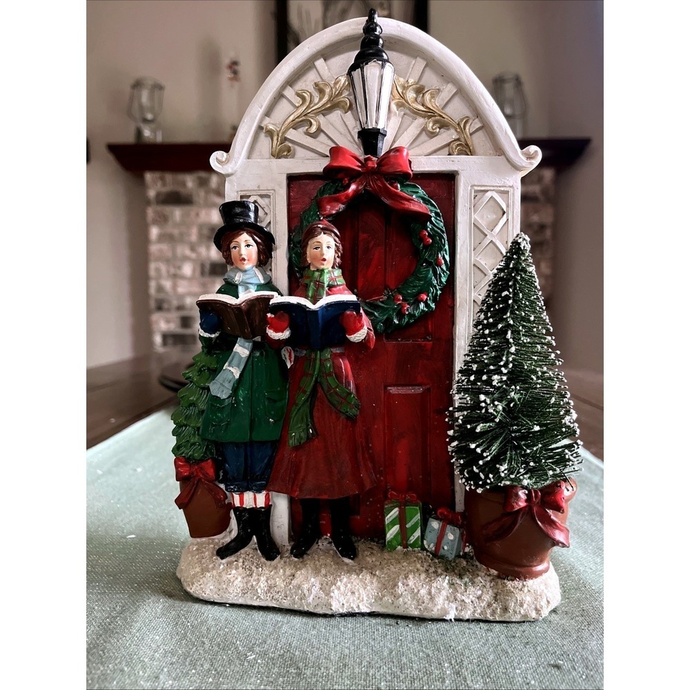 Vtg Napco Dickens Victorian Carolers Christmas Figurine Decor - Picture 1 of 8